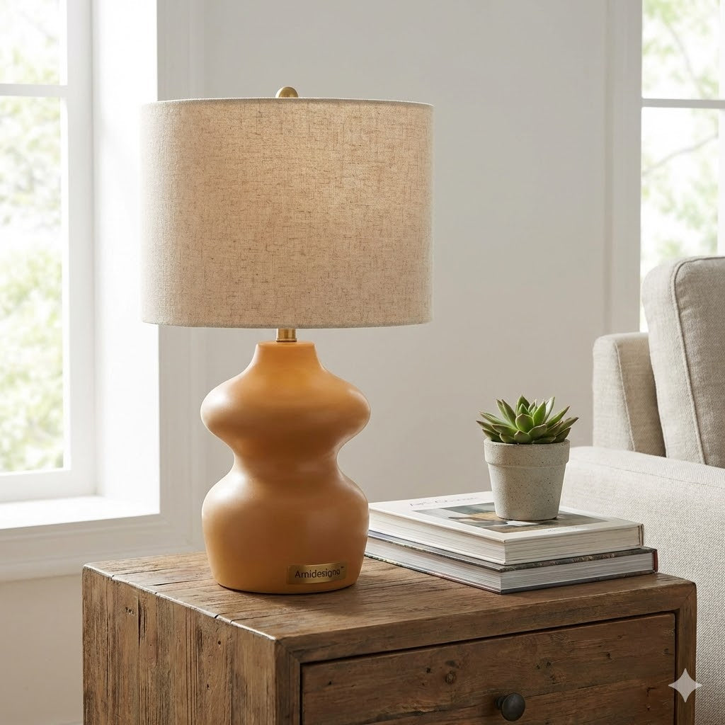 The "Terra-Curve" Organic Sculpted Luminaire