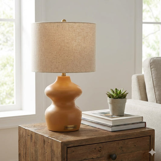 Amidesigna™ | The "Terra-Curve" Organic Sculpted Luminaire